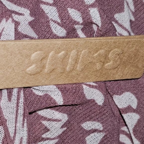 Skims Summer Mesh Raspberry Swirl T Shirt Bodysuit SZ M - Picture 10 of 13